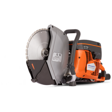 Przecinarka spalinowa HUSQVARNA K 770 DRY CUT (300 mm), głębokość cięcia 125 mm