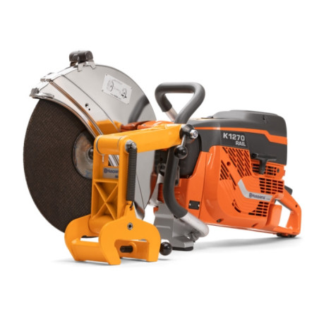 Ręczna przecinarka spalinowa do szyn kolejowych HUSQVARNA K 1270 Rail (350 mm), głębokość cięcia 118 mm