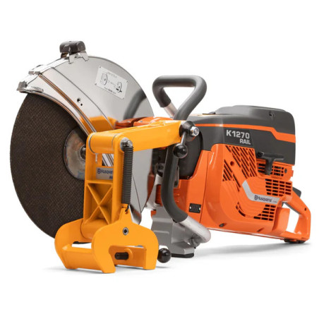 Przecinarka ręczna spalinowa do szyn kolejowych Husqvarna K 1270 Rail (400 mm), głębokość cięcia 145 mm